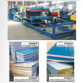 Panneau Building Materials Shops EPS Board / Glass Wool Board Rock Will ou EPS Sandwich Panel Product Line 380V / 50Hz / 3ph Sanxing